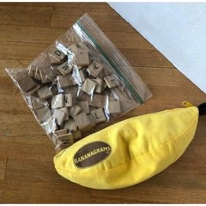 Bananagrams Crossword Family Fun Game Bananagram Word Play Used